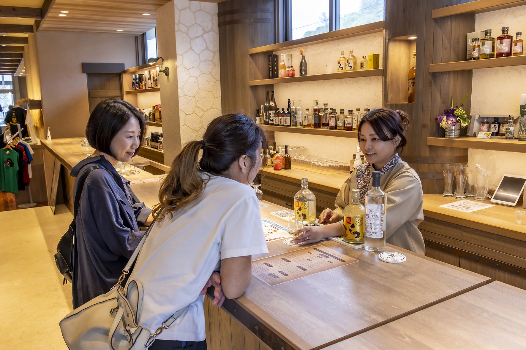 ウイスキー泡盛の試飲